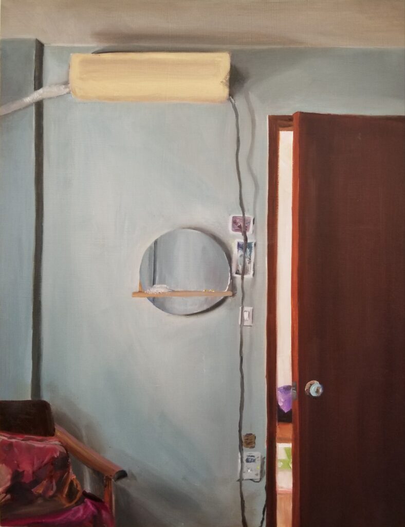 Daegu Room. 2019. Oil paint on wood panel. 11 x 14 in